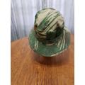 Rhodesian Camo Bush hat with day glow liner. 59 Cm.