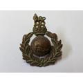 Royal Marines Cap badge. Lugs crimped.