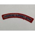 Royal Canadian Engineers cloth Shoulder title.