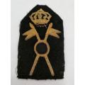 Italian Cavalry WWII Officers Bullion badge.