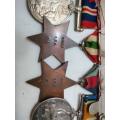 WWI and WWII Medal group awarded to Cpl G.R.C Hill 2nd SAI and SAEC tunneling Company.