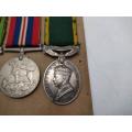 Full Size WWII British group with Efficiency medal to 7895657 Cpl. A.H. Crimmins Royal Tanks.