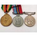 Rhodesain General Service, Zim Independence and Police medal awarded to 7711F F/R R.D. Lawrence