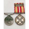 Rhodesain GSM and Voluntary Medical Services medal. PR67547 RFN D. Bale
