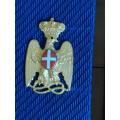 Beautiful Italian Colonial Police pair of shoulder boards with badges.