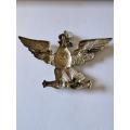 Italian WWII General`s Cap eagle with most original fastening plates. 110 x 70 mm