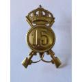 Italian WWII 15th Infantry badge with lugs.