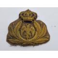 Italy WWII Officer`s Airforce cap badge. 70 x 65 mm.