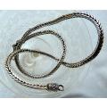 GORGEOUS SOLID SILVER NECKLACE, VINTAGE, WHOPPING 47.72 g