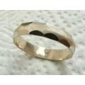 ! size!  GORGEOUS!  ENGRAVED STERLING RING . 2,81 g. VINTAGE. UNUSED. UNISEX