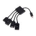 4-Port Micro USB Charging Cable and OTG Hub by Zonabel