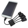 4-Port Micro USB Charging Cable and OTG Hub by Zonabel