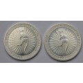 2016 Australian Kangaroo 1oz Fine Silver (2 Available) Bid per Coin