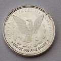 Morgan Dollar Design 1/10th Fine Silver Coins (5 Available)