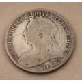 1899 Silver Victorian Florin 2 Shillings