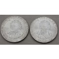X2, 50 Schillings - Republic of Austria ( silver coin)( Bid per coin to take both)