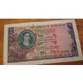 Ten Pounds 1958 South African bank note