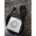 VCDS Diagnostic USB Interface cable. Hex + Can Including Software. 15.7.1
