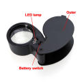 40 x 25mm Jeweler's Loupe with LED Light