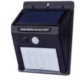 Solar wall powered 20 LED kit