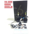 LED Headlight Kits - C6 H4 55W 3pin LED HeadLight Kits - H4 3pin 12V~24V LED Headlights