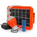 Solar Charger + Light Bulb - Solar Panel Cellphone Charger with LED Light Bulb