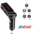 Car charger and transmitter FM, MP3, Bluetooth ANDOWL Q-B75