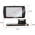 Vehicle Dash Camera - Rearview Mirror Dash Recorder - 2-In-1 Dash and Reverse Camera