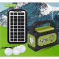 Solar Light Kit - GD-8073 Outdoor Solar Lighting System - 3 Bulb GD-8073 LED Solar Light Kit