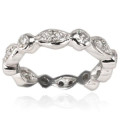 CZ Eternity Band in Silver- Size 6, 9