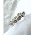 CZ Eternity Band in Silver- Size 6, 9