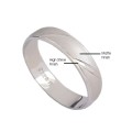 Genuine 925 Sterling Silver Matte and High Shine Pattern Men's Ring- Size T