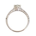 *CD DESIGNER JEWELRY* 0.825 ct Moissanite Edwardian Inspired Ring