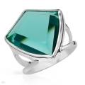 5.8 grams Simulated Gem Dress Ring in 925 Sterling Silver Size 7