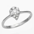 1.15ctw CZ Dress Ring in 925 Sterling Silver- Size 6.5