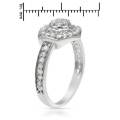 Clear CubicZirconia Ring in 925 Sterling Silver- Size 6