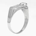1.50ctw Clear CZ Dress Ring in 925 Sterling Silver- Size 6.5