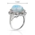 0.15ctw Natural Zircon 925 Sterling Silver Ring - Size 8