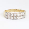 0.50ctw Eternity band in 9ct Gold**5.2g**Size P/7.75