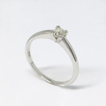 0.37ct Diamond Solitaire Ring in 9K White Gold