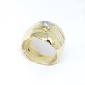 0.29ct Diamond Ring in 9K Yellow Gold