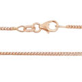 50cm 9ct Two Tone White and Rose Gold Franco Necklace, 1.45mm wide