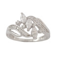 Marquise Trilogy CZ Ring in 925 Sterling Silver