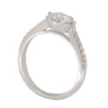 0.75ct Cubic Zirconia Solitaire Style Ring in Silver