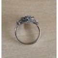 Rhinestone Crystal Dress Ring in size 9.25