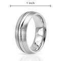 Men`s 7mm Stainless Steel Band- Size 10