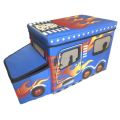 Brand New Kids' Truck Ottoman Foldable Seatable Toys Cars Storage Box. Perfect Gift!