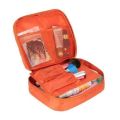 Travel Cosmetic Makeup Toiletry Case Wash Organizer Storage Bag Orange Color