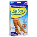 BLACK Zip Up Sox Size UNISEX Compression Socks Circulation Swelling Pain - S/M/L/XL