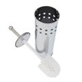 Brand New Stainless Steel Toilet Brush and Holder- ROUND
